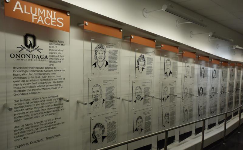 Alumni Faces acrylics