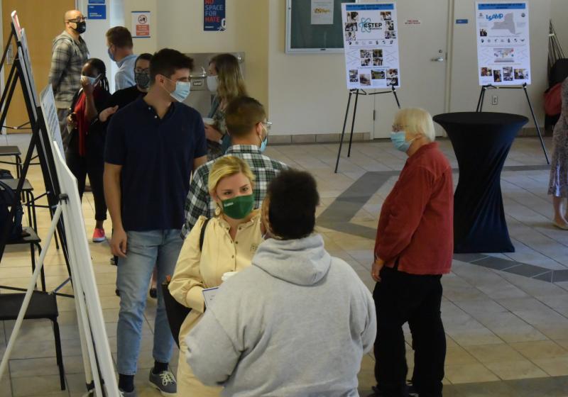 Students had the opportunity to share lessons learned while doing research over the summer at a Science Symposium held on campus September 24.