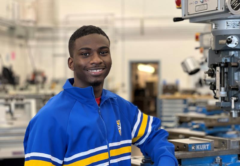 Juhudi Boazi began studying Mechanical Technology when he was attending Syracuse ITC. He will earn his associate degree at OCC this December.