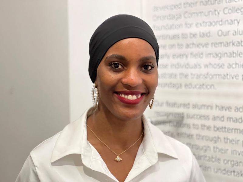 Hassina Adams '17 is a member of OCC's 2022 class of Alumni Faces.