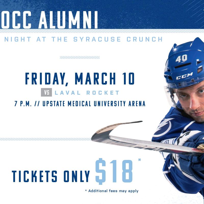OCC Alumni Night at the Crunch Game