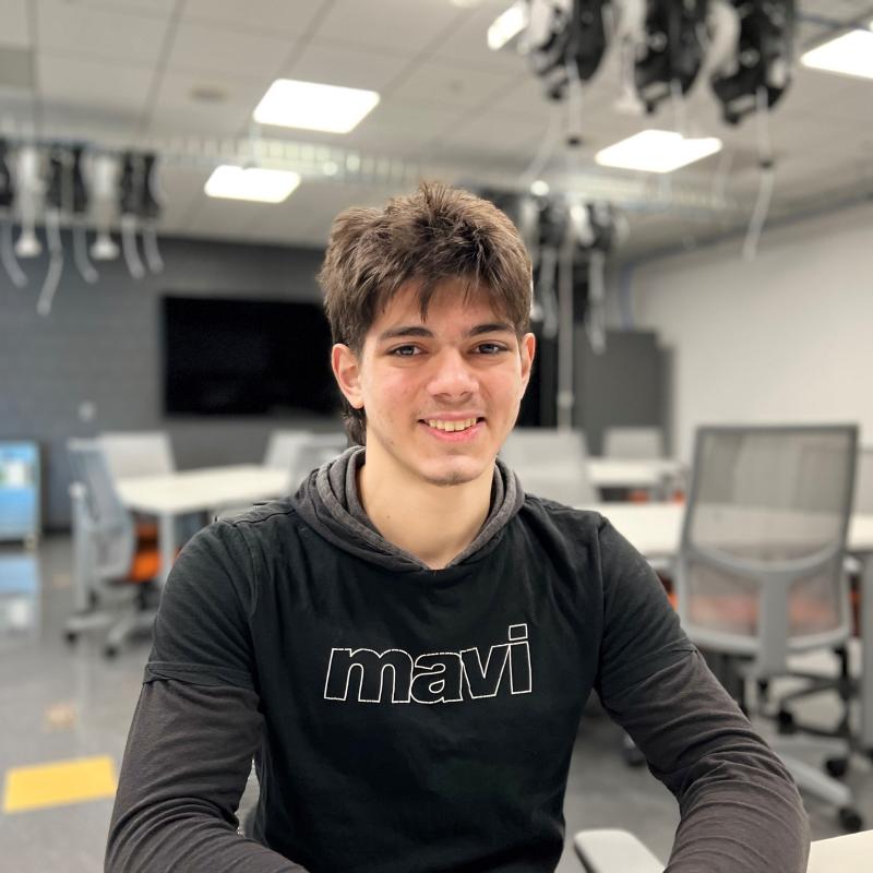 Taha Hayali is a senior at the Syracuse Academy of Science who is enrolled in the Computer Science degree program at OCC. He will complete his degree next month.