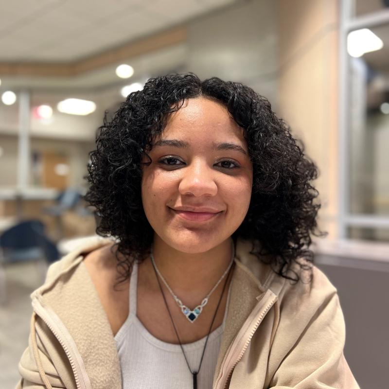 Kaia Gaskins was surprised to find a new class, Introduction to Liberal Arts (LBL 101) was her favorite class during her first semester on campus. She's a 2022 graduate of East Syracuse Minoa High School in the Humanities degree program.