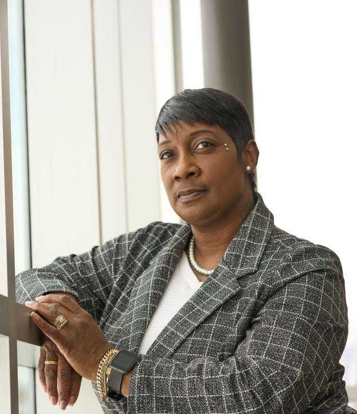 Support through scholarships helped Glenna Jackson complete her Human Services degree at Onondaga Community College.