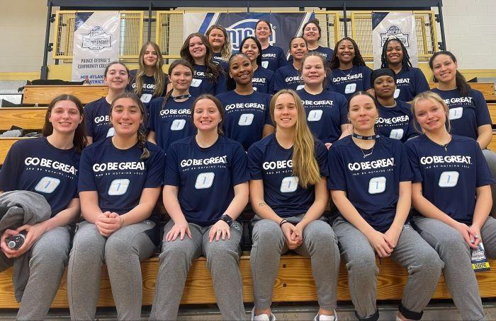OCC's Women's Basketball team is pictured at the National Tournament in Rochester, Minnesota.