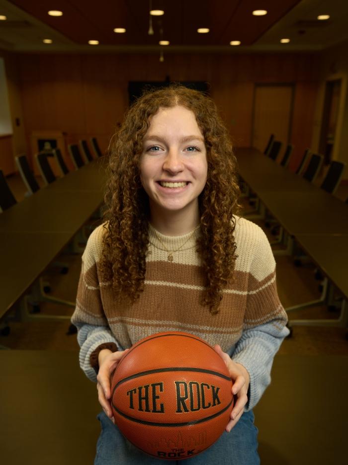 Hannah Durand was an outstanding student, athlete, and a member of the Board of Trustees while she was attending OCC. She transferred from OCC to the Rochester Institute of Technology where she is in her third semester.