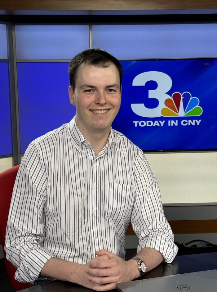 Lane Russell '20 is the Executive Producer at CNY Central where he oversees newscasts on three television stations.