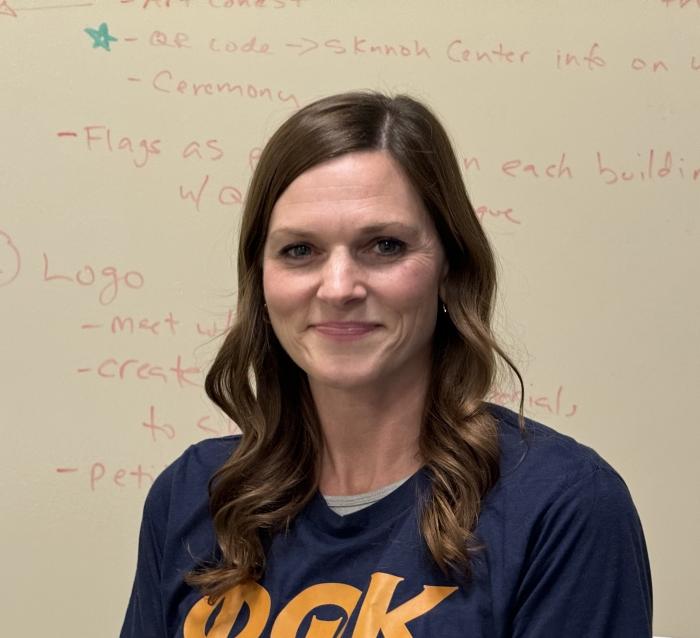 Katie Doshna is a 43-year-old mother of four who will complete her first college degree next May. She was recently inducted into the Phi Theta Kappa Honor Society.
