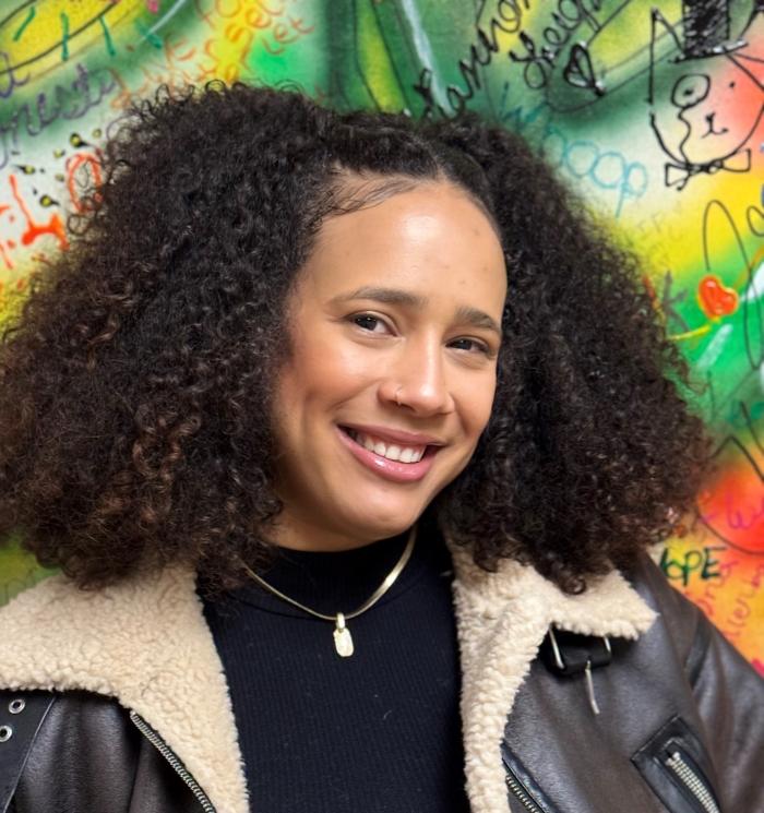 Alexis Rios is a member of Student Government and a Meg O'Connell Social Justice Scholar. She will complete her degree next month.