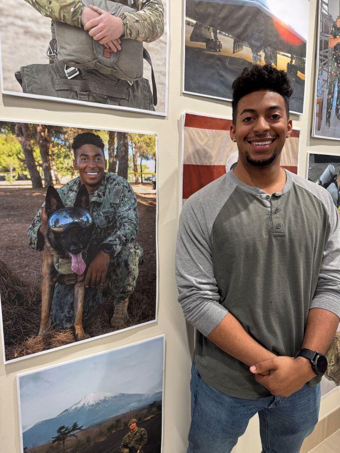 Jonathan Yard is President of OCC's Veterans and Military Services Club.  He served 6 years in the United States Navy before enrolling at Onondaga Community College.
