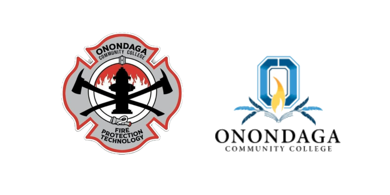 Onondaga Community College Fire Protection Technology and Onondaga Community College logos