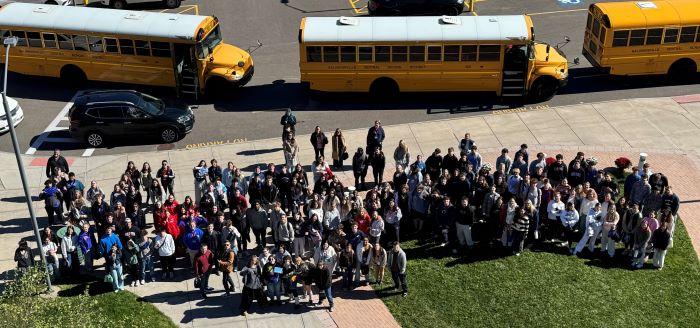 More than 200 Baldwinsville School District students who take OCC classes and earn OCC credits in high school visited campus to learn more about resources available to them here.