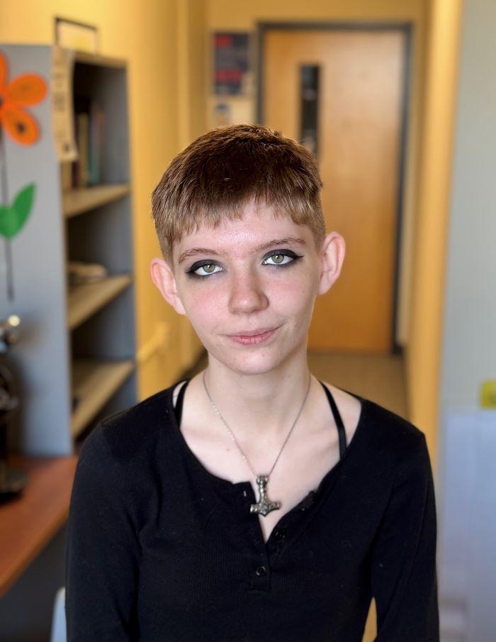 Jada McQuarrie is a Humanities &amp; Social Sciences major who was inducted into the Phi Theta Kappa Honor Society earlier this semester. She's also a bass player in a local band who wants to become a Veterinarian one day.