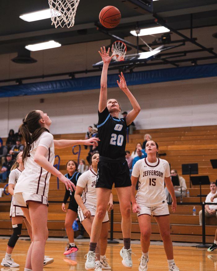 OCC's Women's Basketball team is going to the NJCAA National Tournament for the 5th year in a row! Pictured is the Lazers Mary Hamer who is among the team leaders in several statistical categories.