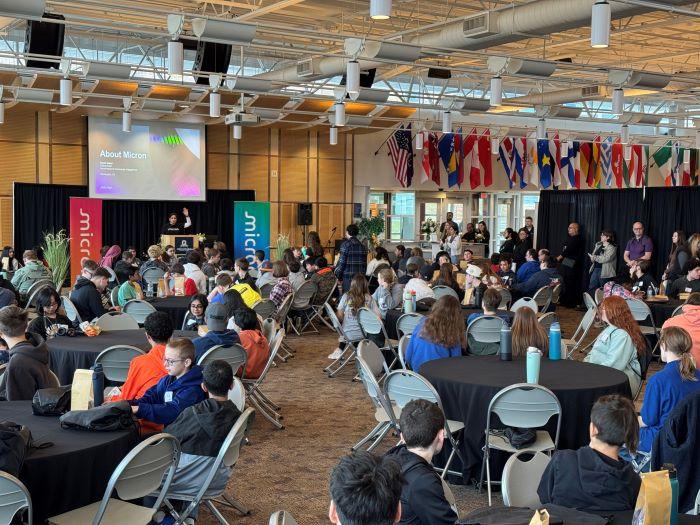 Micron's Careers in Tech day was held on the Onondaga Community College campus March 30 as part of Micron's Community Week.