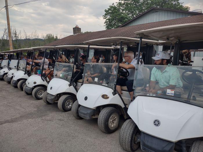 Golfers are ready to tee off at the Scholarship Scramble! OCC's chapter of the American Association of Women in Community Colleges is getting ready for this summer's event, which will be held June 28 at Wanoa Golf Course in East Syracuse.