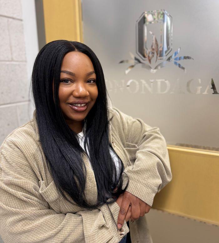 Tiffany Amoah will complete her Nursing degree in December. She's attending Onondaga Community College tuition-free thanks to the SUNY Reconnect program.