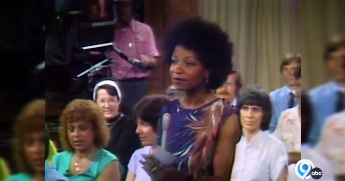 Karin Franklin-King '69 was the first Black woman to host a TV talk show in Syracuse. (photo courtesy WSYR TV)