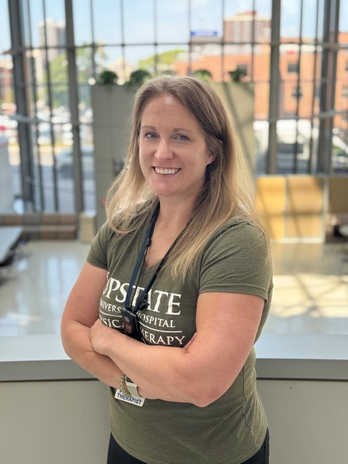 Jen Strizak '10 earned two degrees at Onondaga Community College while playing on the most successful Women's Basketball team in school history. Today she's a Doctor of Physical Therapy at SUNY Upstate Medical University's Institute for Human Performance.