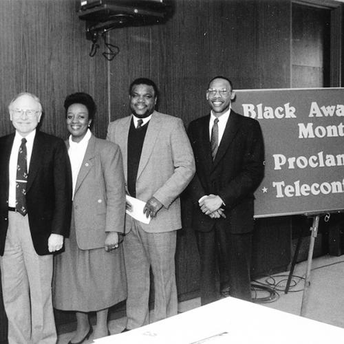 1987 - First black history month celebration
