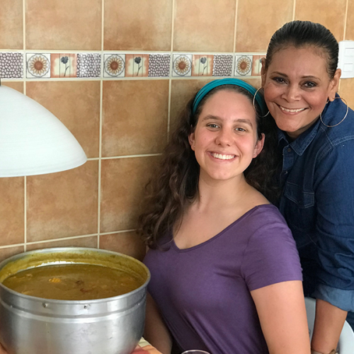 Cooking during a study abroad trip