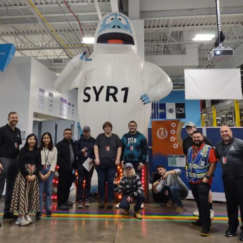 Students in OCC's School of Technology, Engineering and Computing visited Amazon's Fulfillment Center in Liverpool as part of its "Delivering the Future" event.