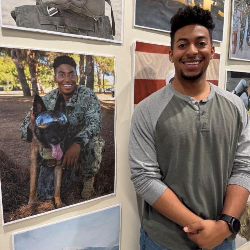 Jonathan Yard is President of OCC's Veterans and Military Services Club.  He served 6 years in the United States Navy before enrolling at Onondaga Community College.