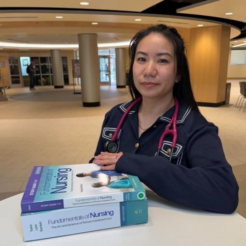 Trinh Ho is working toward her Nursing degree at OCC tuition-free thanks to the new SUNY Reconnect program.