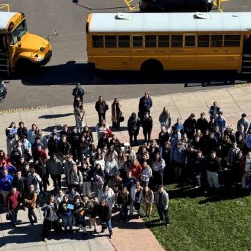 Baldwinsville High School students