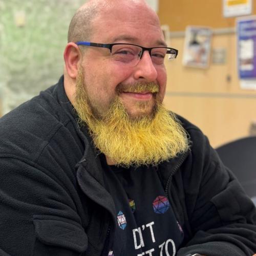 Nick Colon is a 40-year-old Cybersecurity major who is attending Onondaga Community College tuition-free thanks to the SUNY Reconnect program.