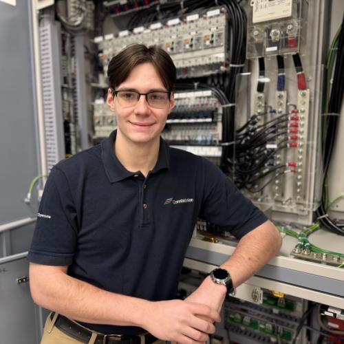 Andrew Blodgett '22 is a Equipment Operator at Nine Mile Point Unit 1 nuclear plant in Oswego County. He's a P-TECH student from Hannibal High School who received his high school diploma and Electrical Technology degree in 2022.