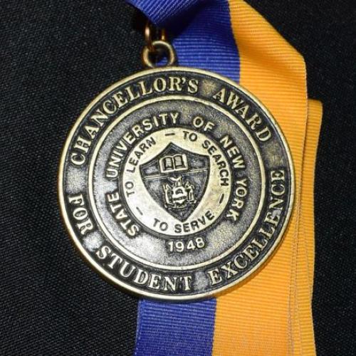 SUNY Chancellor's Award for Student Excellence medal