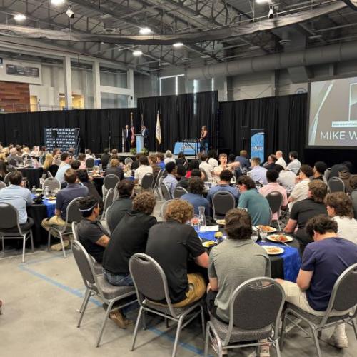 OCC honored past and present Lazers during its annual Athletics Banquet. Former Women's Basketball Head Coach Mike Wheeler was one of five inducted into the Lazers Athletics Hall of Fame.