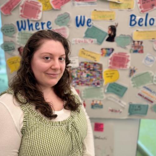 Caterina Morgan is a Mathematics & Science major who has been selected to participate in the prestigious SUNY Pre-Medical Opportunity Program. She's pictured in OCC's Opportunity Programs Office in Coulter Hall.