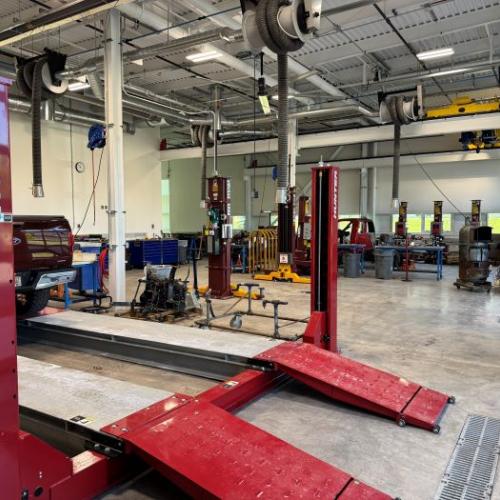 OCC's new Commercial/Heavy Equipment Service Repair degree program, which will be housed in this addition to the Whitney Applied Technology Center, will be part of SUNY Reconnect in the fall semester.