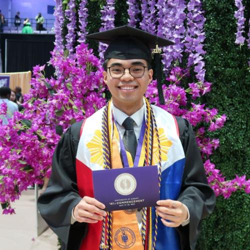 Ellion Magsino '22 went from OCC to the University at Albany-SUNY where he earned bachelor's and master's degrees. This month he's beginning his work at Big Four Accounting Firm KPMG in New York City.