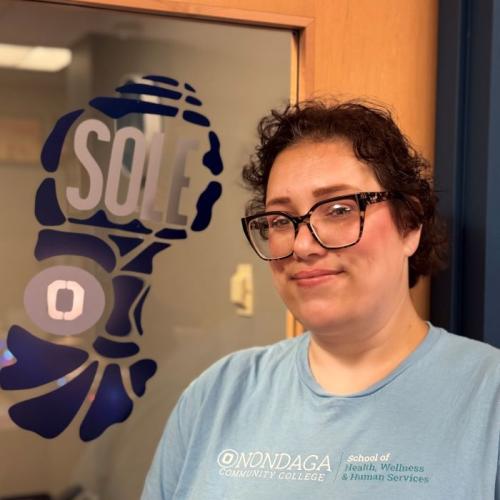 Maya Walker is a 41-year-old mother of two who is working on her Nursing prerequisites. She's a member of Student Government, and serves as Chair of Non-Traditional Student Success.