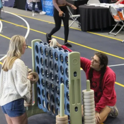 Students Playing Game