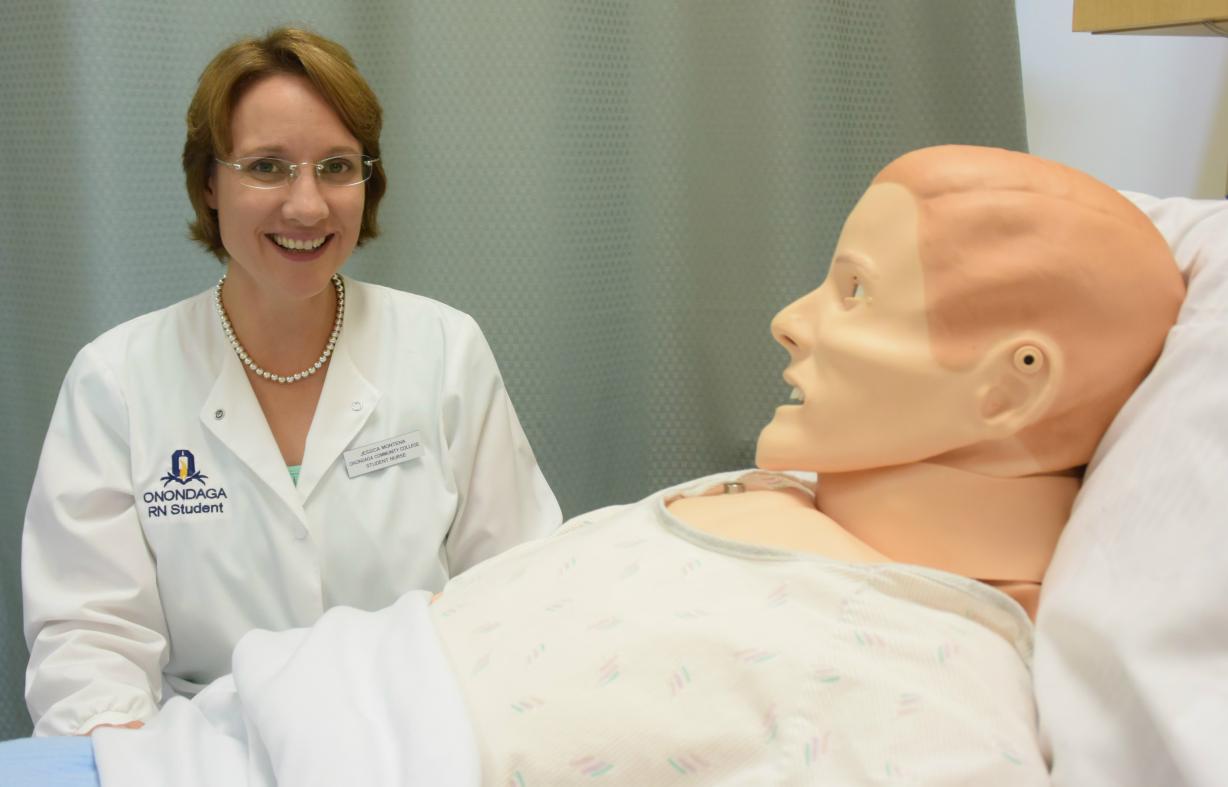 Photo of Nursing student Jessica Montena Photo of Nursing student Jessica Montena