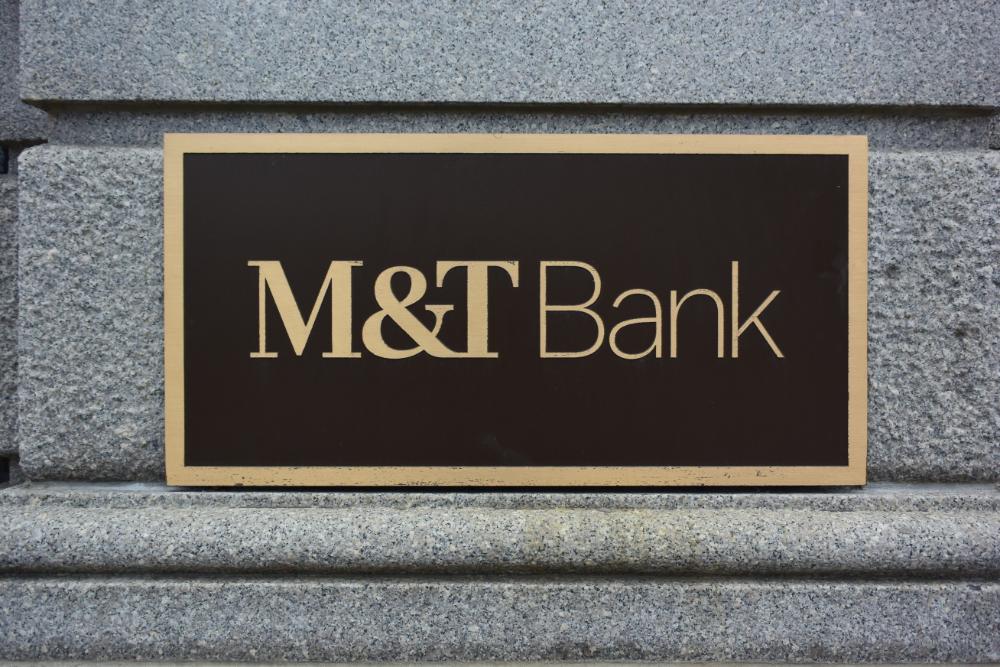 M&T Bank sign M&T Bank sign