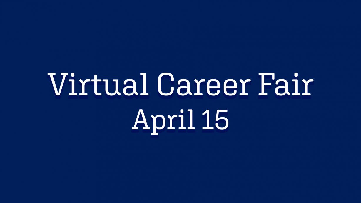 Virtual Career Fair - April 15