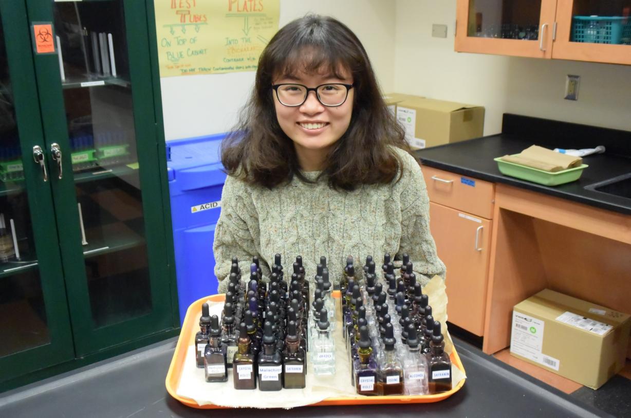 Thanh Ngueyn will complete work toward her Mathematics & Science degree in December. She's an international student from Vietnam who is interested in a career in biomedicine. Thanh Ngueyn will complete work toward her Mathematics & Science degree in December. She's an international student from Vietnam who is interested in a career in biomedicine.