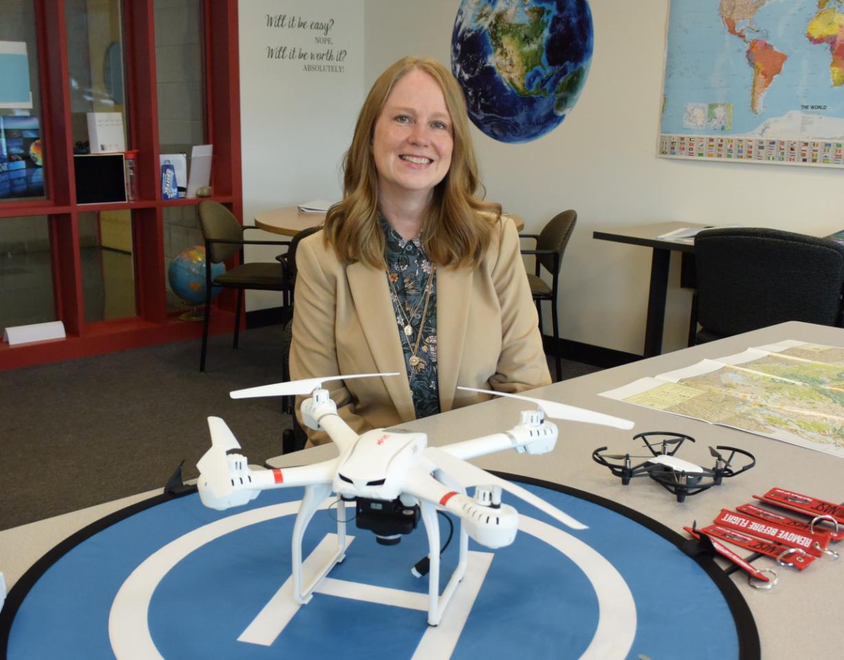 Buffy Quinn is the new Senior Team Member and Assistant Director of the National Geospatial Technology Center of Excellence. Quinn is the Assistant Dean of Natural & Applied Sciences at OCC.