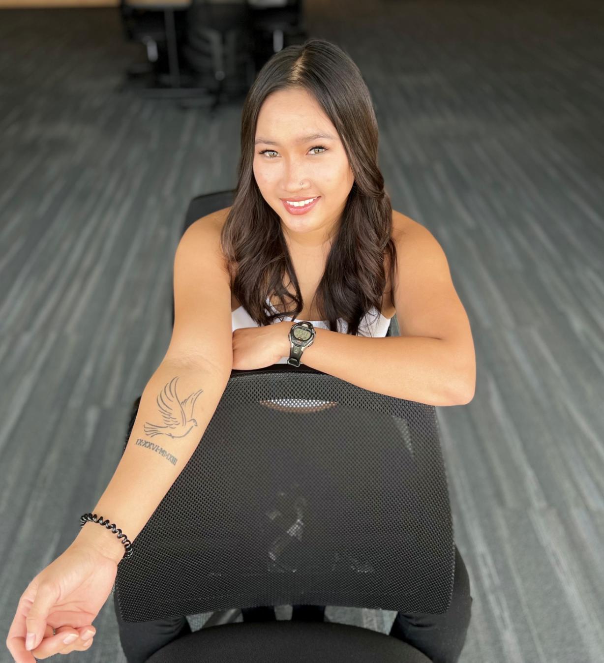 Mae Ann Bestul has the date September 26, 2013 tattooed on her forearm in Roman numberals. It's the date she and her 6 siblings learned they were being adopted from an orphanage in the Philippines. Mae Ann Bestul has the date September 26, 2013 tattooed on her forearm in Roman numberals. It's the date she and her 6 siblings learned they were being adopted from an orphanage in the Philippines.