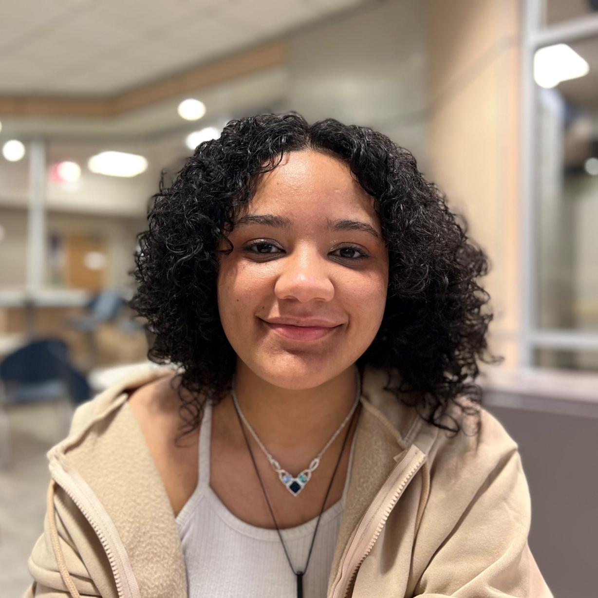 Kaia Gaskins was surprised to find a new class, Introduction to Liberal Arts (LBL 101) was her favorite class during her first semester on campus. She's a 2022 graduate of East Syracuse Minoa High School in the Humanities degree program. Kaia Gaskins was surprised to find a new class, Introduction to Liberal Arts (LBL 101) was her favorite class during her first semester on campus. She's a 2022 graduate of East Syracuse Minoa High School in the Humanities degree program.