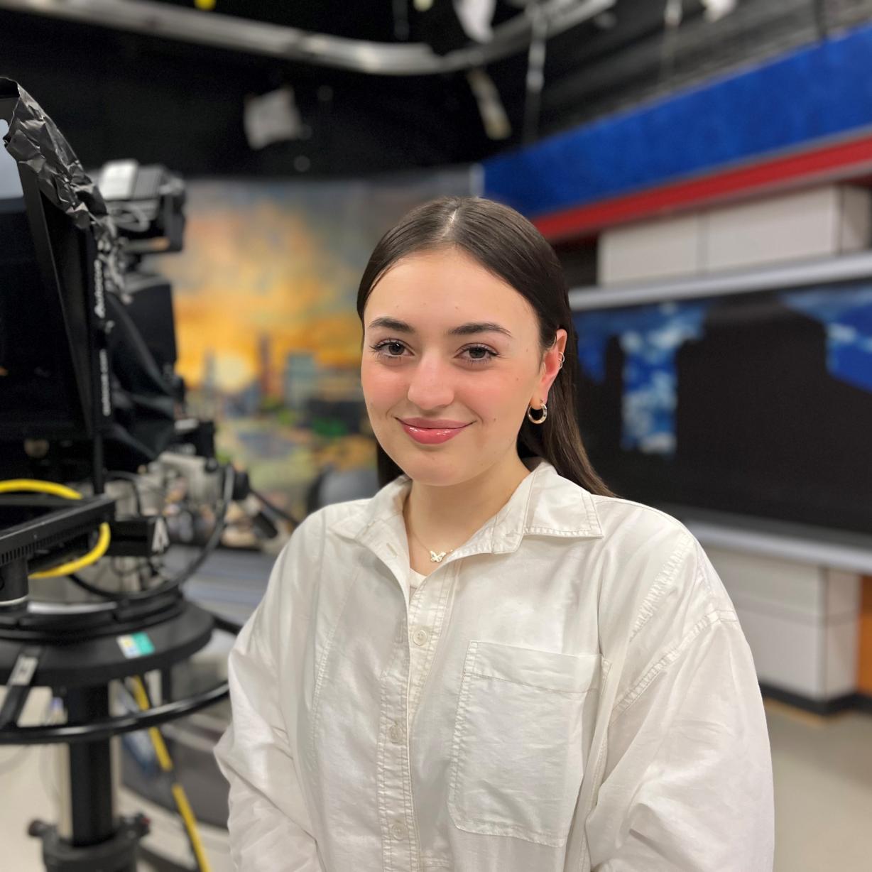 Allie Elkins outstanding work in OCC's Broadcast Media Communications degree program earned her a scholarship from the Syracuse Press Club.