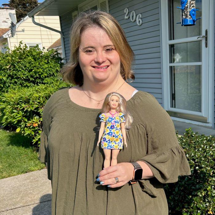 Kayla McKeon '22 worked with Mattel to design a Barbie Doll with Down Syndrome. She's a member of OCC's newest class of Alumni Faces honorees.