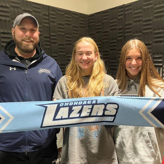Joining us for the OCC podcast "Chatting About College" are WOmen's Soccer Head Coach Sean St. Denis, sophomore Lynnae Russell, and freshman Brenna Mast. Joining us for the OCC podcast "Chatting About College" are WOmen's Soccer Head Coach Sean St. Denis, sophomore Lynnae Russell, and freshman Brenna Mast.