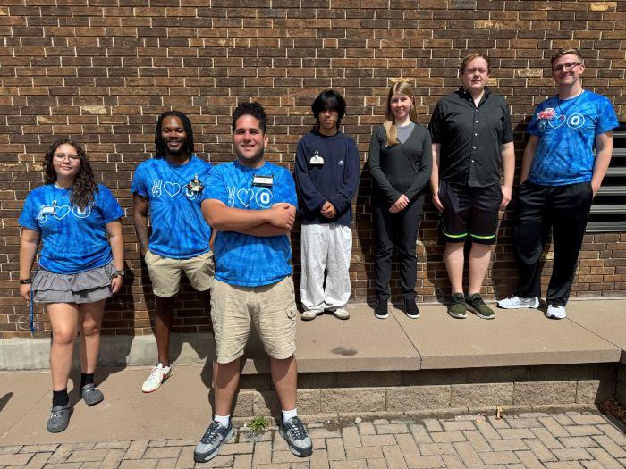 Fall 2025 Student Government Officers (left to right): Taitannia Knight, Jalen Minzy, Yesvier Aviles Mendez, Lewis Nguyen, Alicia Oberlender, Kevin Shane, Adam Williams. Fall 2025 Student Government Officers (left to right): Taitannia Knight, Jalen Minzy, Yesvier Aviles Mendez, Lewis Nguyen, Alicia Oberlender, Kevin Shane, Adam Williams.