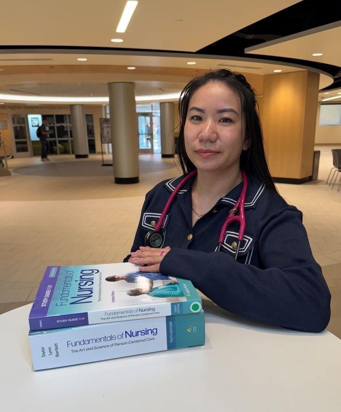 Trinh Ho is working toward her Nursing degree at OCC tuition-free thanks to the new SUNY Reconnect program. Trinh Ho is working toward her Nursing degree at OCC tuition-free thanks to the new SUNY Reconnect program.